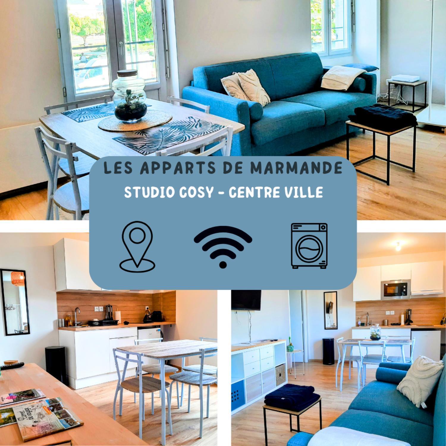 Les Apparts De Marmande - Appart Cosy, Centre De マルマンド エクステリア 写真